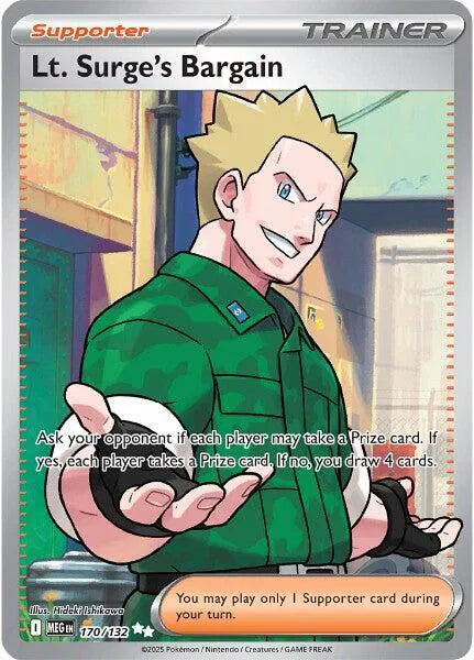 Lt. Surge's Bargain 170/132