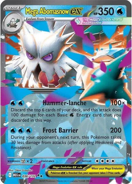 Mega Abomasnow ex 036/132