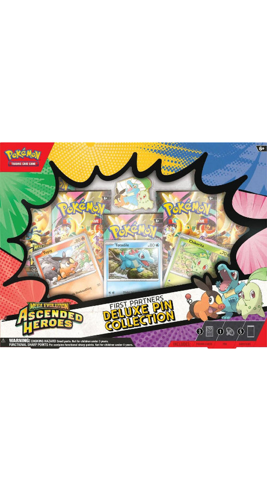 Ascended Heroes First Partners Deluxe Pin Collection - ME: Ascended Heroes (ASC)