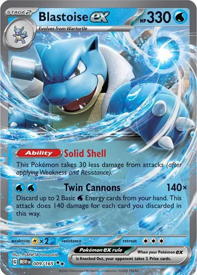 Blastoise ex 009/165