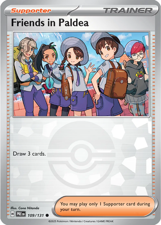 Friends in Paldea  (Poke Ball Pattern) 109/131