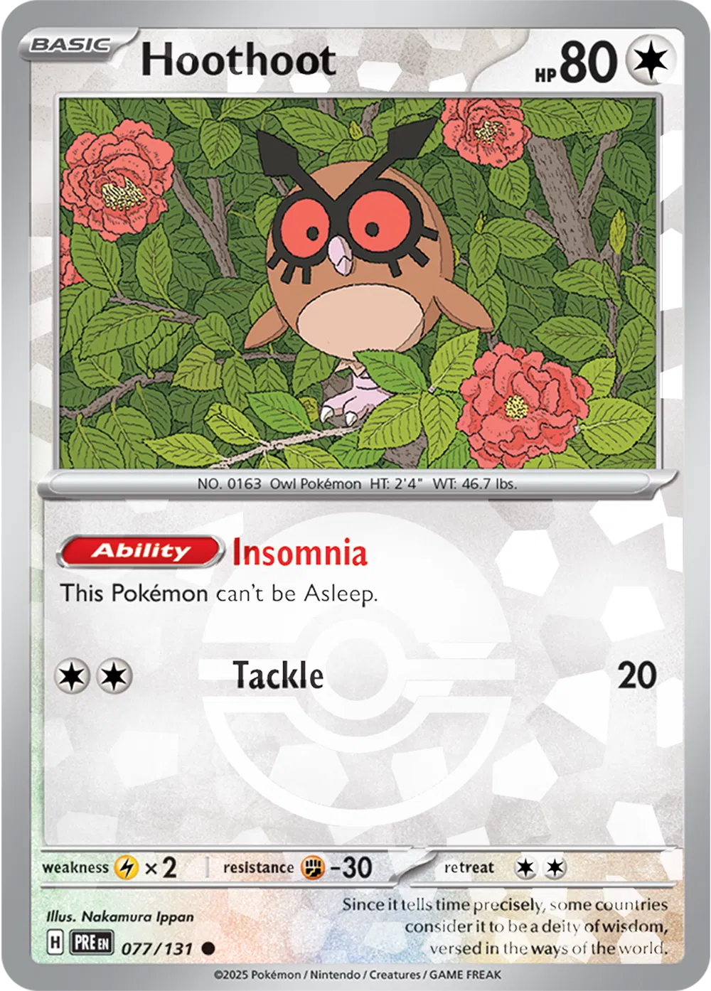 Hoothoot (Poke Ball Pattern) 077/131