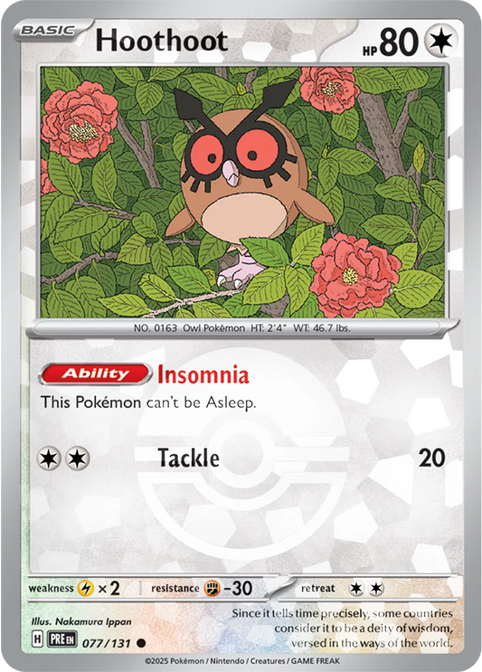 Hoothoot (Poke Ball Pattern) 077/131