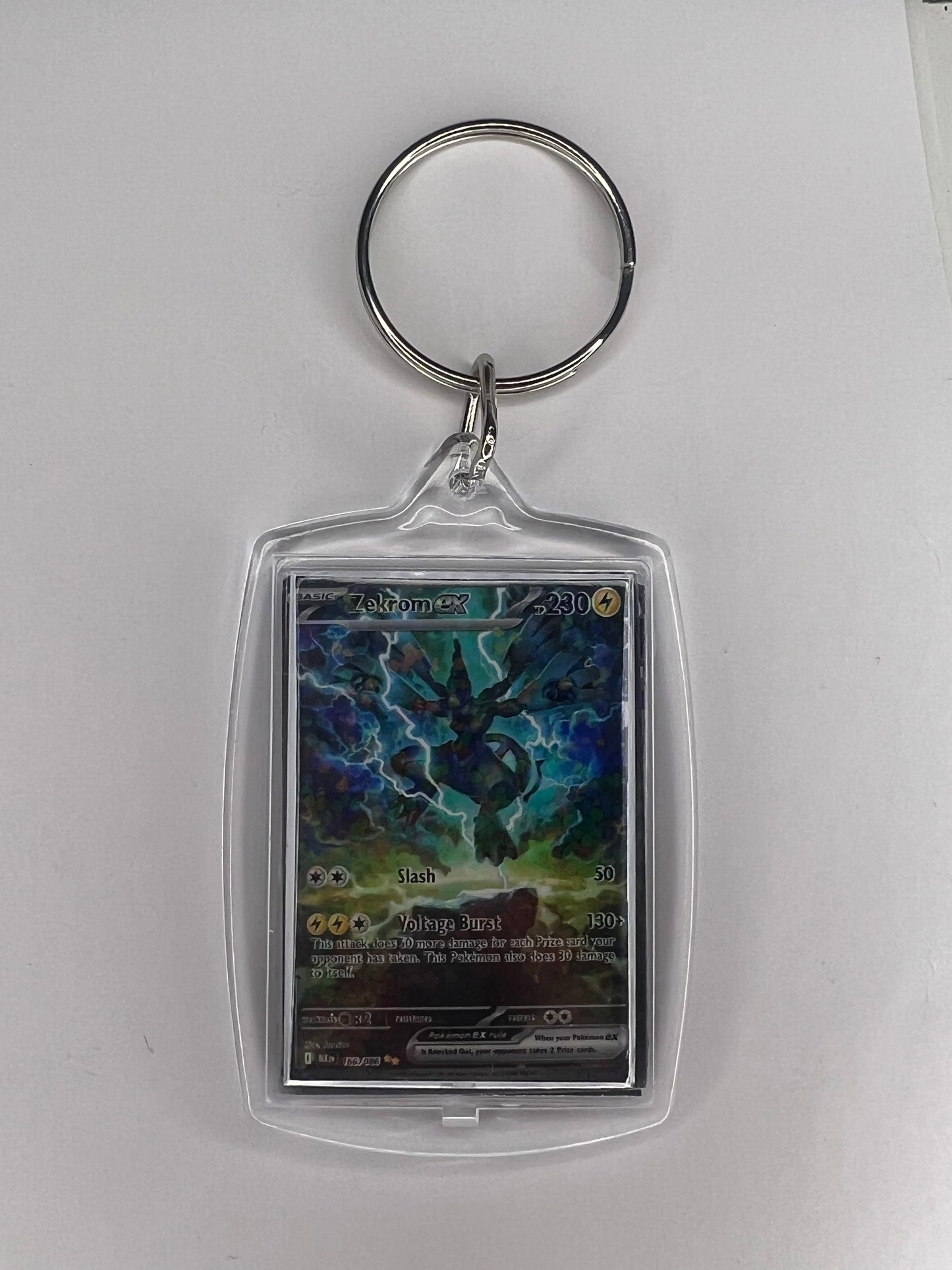 Pokemon Card Keychain