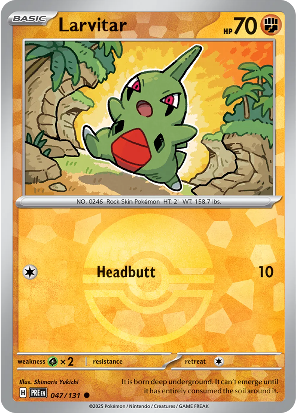 Larvitar (Poke Ball Pattern) 047/131