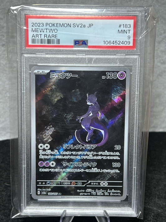PSA 9 Mewtwo - 183/165 - SV2a: Pokemon Card 151 (SV2a)