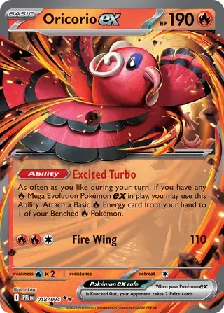 Oricorio ex 018/094